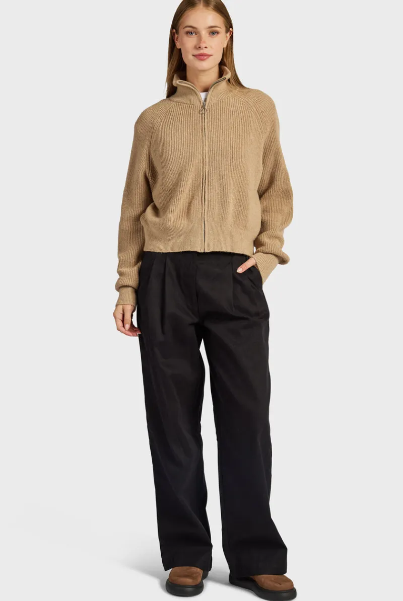 Online Academy Brand Maple Zip Through Knit