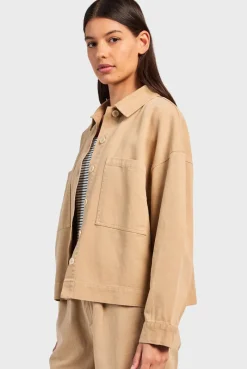New Academy Brand Mary Twill Overshirt