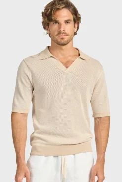 Clearance Academy Brand Pyne Knit Polo
