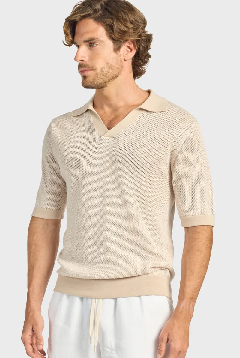 Clearance Academy Brand Pyne Knit Polo