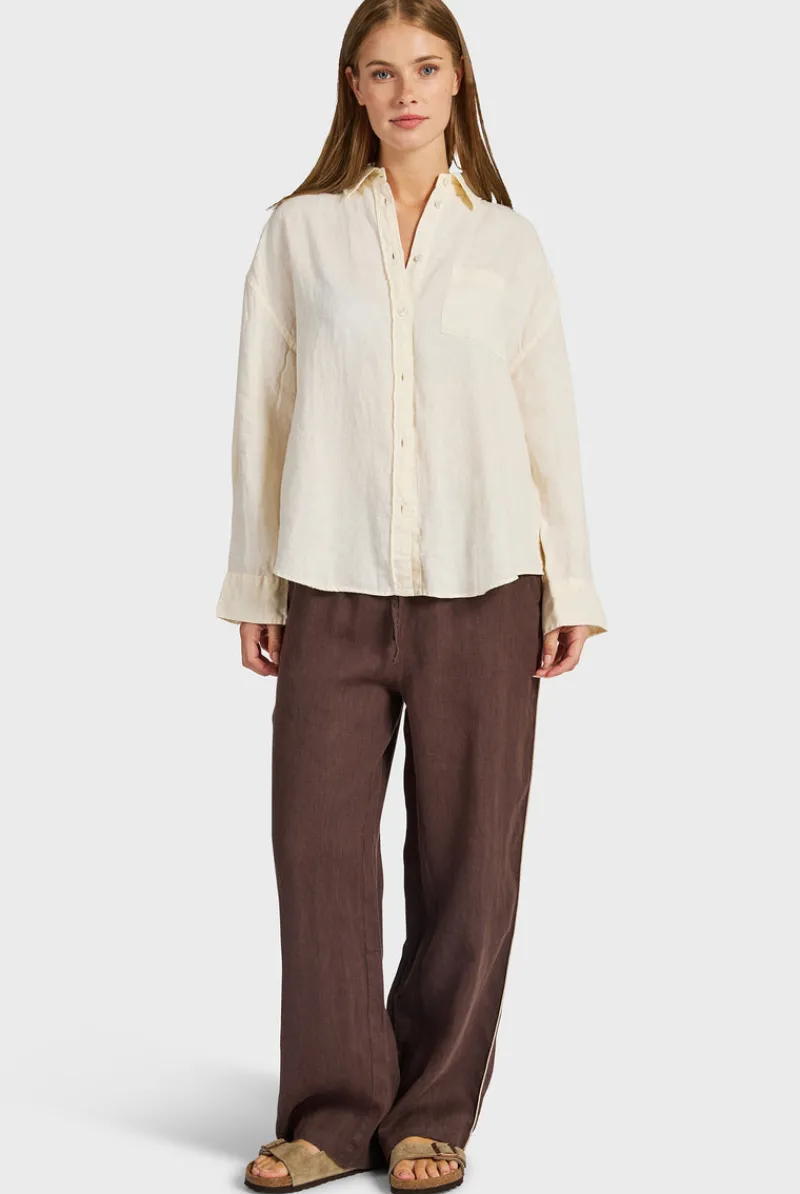 Online Academy Brand Riviera Piped Linen Pant