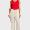 Hot Academy Brand Riviera Piped Linen Pant