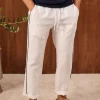 Online Academy Brand Riviera Piped Linen Pant