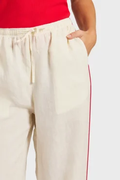 Hot Academy Brand Riviera Piped Linen Pant