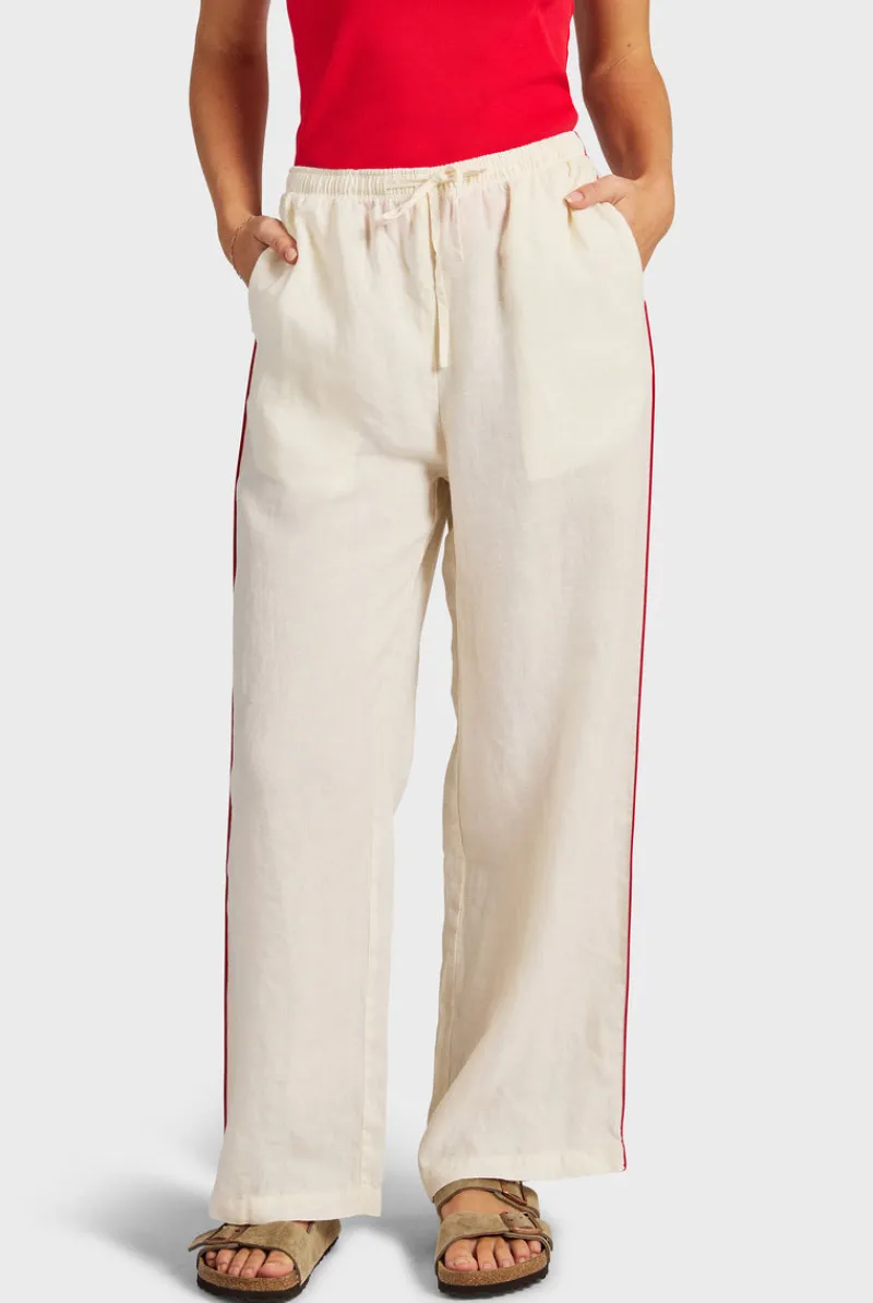 Hot Academy Brand Riviera Piped Linen Pant