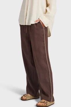 Online Academy Brand Riviera Piped Linen Pant