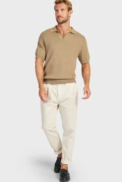 Hot Academy Brand Sanders Knit Polo