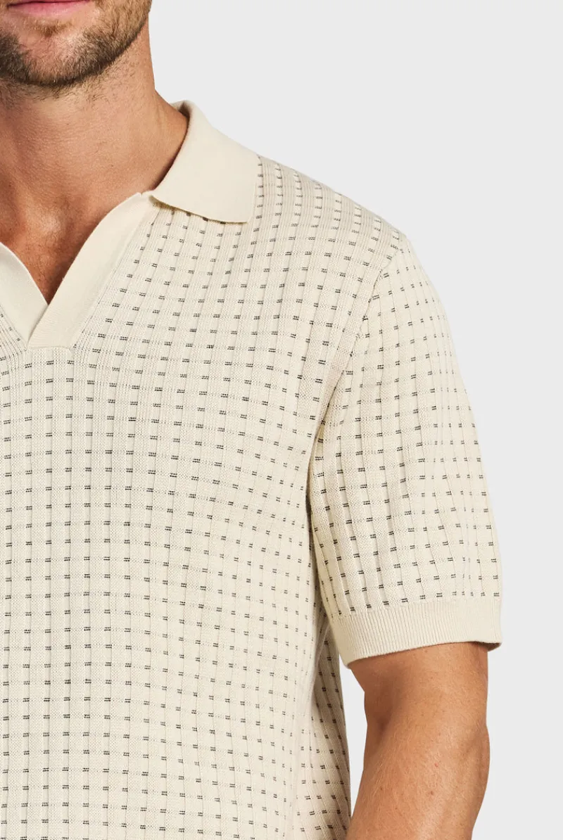 Fashion Academy Brand Sanders Knit Polo