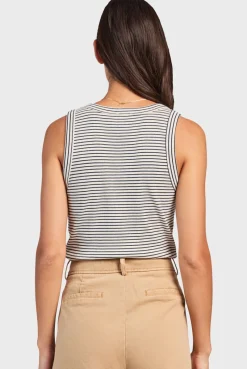New Academy Brand Stripe Rib Tank