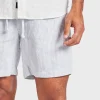 Hot Academy Brand Stripe Riviera Linen Short