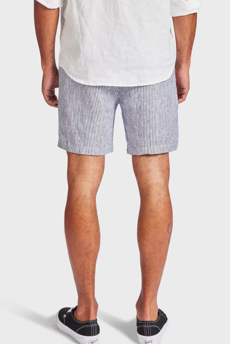 Clearance Academy Brand Stripe Riviera Linen Short