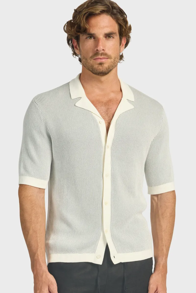 Sale Academy Brand Tatum Knit Short Sleeve