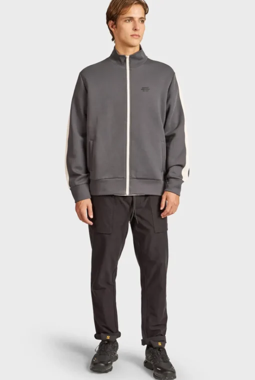 New Academy Brand Whitmore Zip Through Sweat