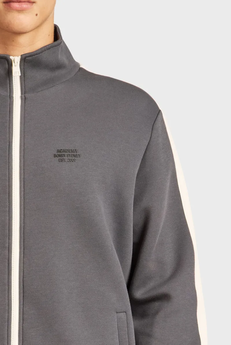 New Academy Brand Whitmore Zip Through Sweat
