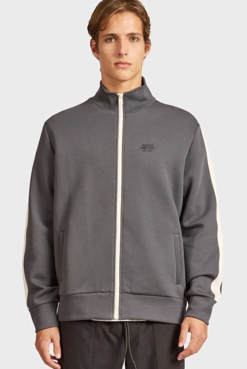 New Academy Brand Whitmore Zip Through Sweat